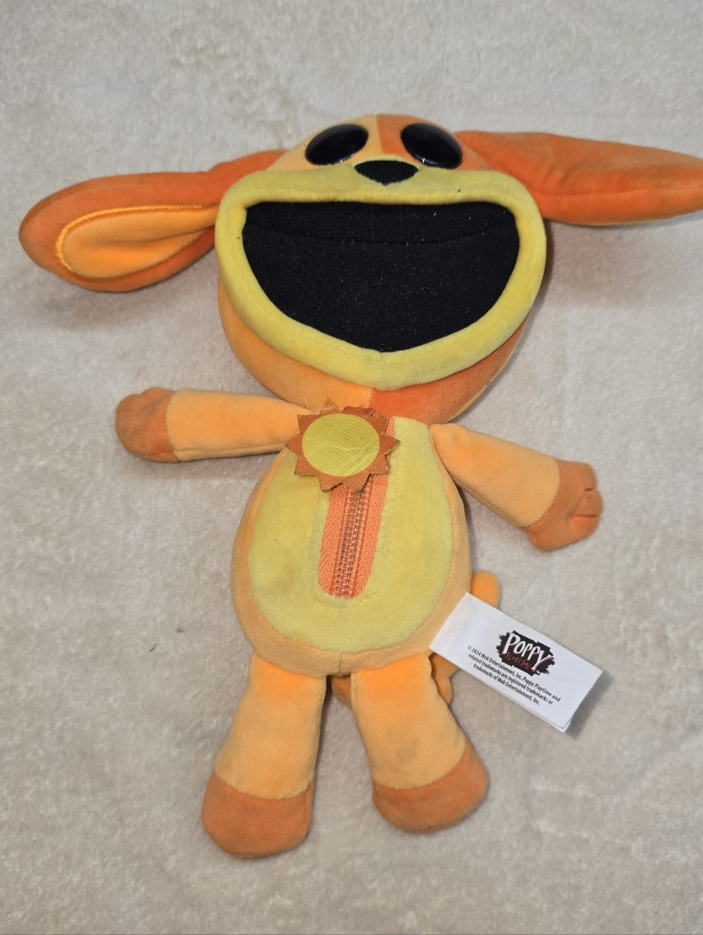 Poppy Playtime Smiling Critters Plush 8" Yellow Dogday Soft Stuffed Animal
